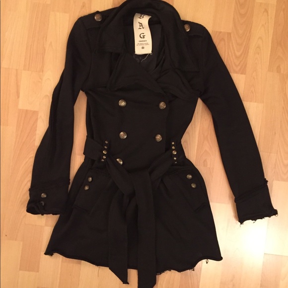 Yag Couture Jackets & Blazers - Sweatshirt material Trench Coat